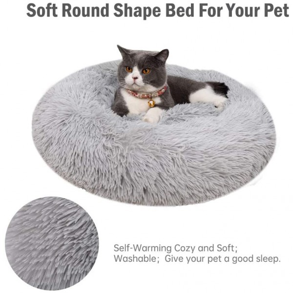 Лежак для собак та котів, плюшевий килимок для домашніх тварин, сірий, 80х80х18 см Лежак для собак та котів, плюшевий килимок для домашніх тварин, сірий, 80х80х18 см