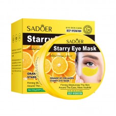 Патчі гідрогелеві SADOER Starry Eye Mask, з апельсином, 60 шт