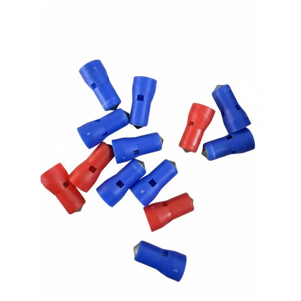 Магніт для масажної вакуумної банки, пластиковий, синій/червоний, 5 шт