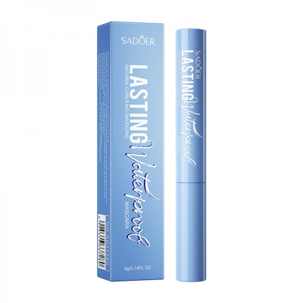 Тушь для ресниц для объема и удлинения SADOER Lasting Waterproof, водостойкая, черная, 4 г