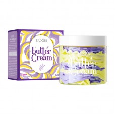 Крем батер для тіла зволожуючий з гіалуроновою кислотою SADOER Butter Cream Grape, з виноградом, 180 г