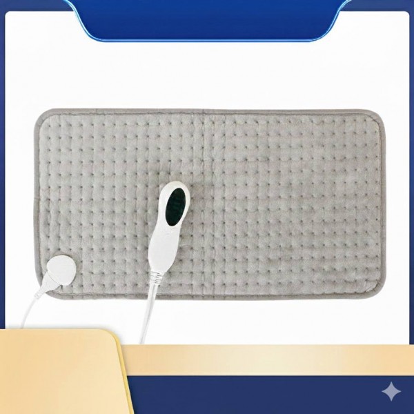 Грілка електрична, мініковдра з підігрівом, з пультом керування, 40*76см, сіра