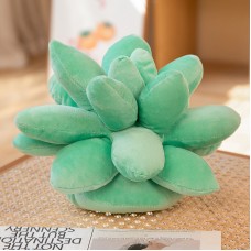 Іграшка мʼяка «Сукулент», м'яка плюшева подушка у формі квітки, зелена, 45 см