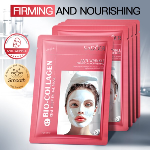 Гидрогелевая маска для лица с коллагеном SADOER Bio-Collagen Real Deep Facial Masc, 26 мл, 1 шт