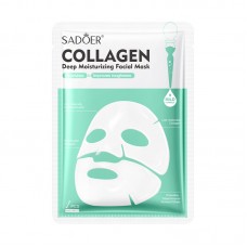 Маска для обличчя гідрогелева з колагеном SADOER Deep Moisturizing Facial Masc, 30 мл, 1 шт