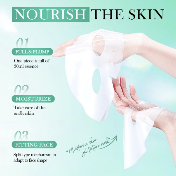 Маска для лица гидрогелевая с коллагеном SADOER Deep Moisturizing Facial Masc, 30 мл, 1 шт