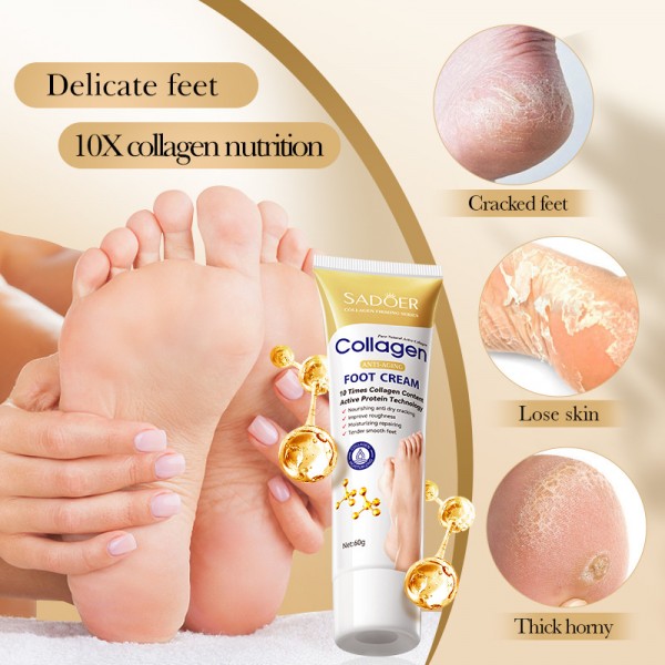 Крем для ніг з колагеном SADOER Collagen Anti-Aging Foot Cream, 60 г