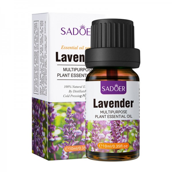 Ефірна олія з лавандою SADOER Lavender Multipurpose Plant Essential oil, 10 мл
