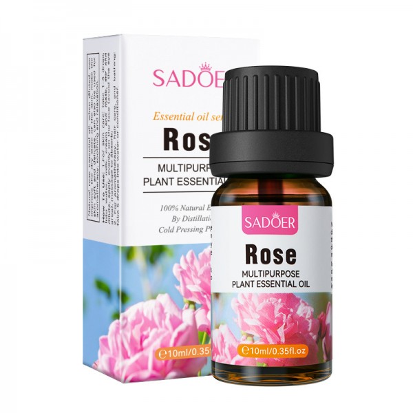 Ефірна олія з трояндою SADOER Rose Multipurpose Plant Essential oil, 10 мл