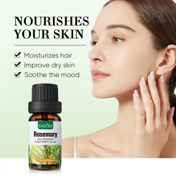 Ефірна олія з розмарином SADOER Rosemary Multipurpose Plant Essential oil, 10 мл Ефірна олія з розмарином SADOER Rosemary Multipurpose Plant Essential oil, 10 мл