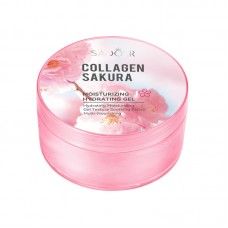 Гель для обличчя та тіла з колагеном та екстрактом сакури SADOER Collagen Sakura Moisturizing Hydrating Gel, 300 г