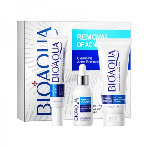 Набір від акне для пробемної шкіри BIOAQUA Removal of Acne, 3 засоби
