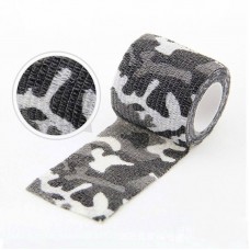 Бинт эластичный Coban 7,5 см, белый камуфляж, фиксирующий, самозакрепляющий, бинт Кобан, самоклеящийся, аутоадгезионный бинт, 7,5 см х 4,5 м