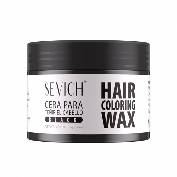Воск для окрашивания волос Sevich Hair Coloring Wax, черный, 120 г