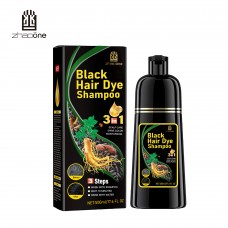 Шампунь тонирующий без аммиака с экстрактом многоцветкового горца ZHACONE Black Hair Dye Shampoo, черный, 500 мл