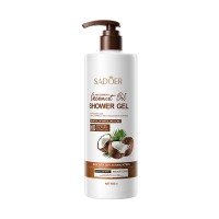 Гель для душу зволожуючий з кокосовою олією SADOER Coconut Shower Gel, 500 мл