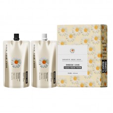 Крем-краска для волос без аммиака с экстрактом ромашки ZHACONE Black Hair Dye, черная, 420 мл х 2
