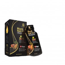 Шампунь тонирующий без аммиака с экстрактом многоцветкового горца ZHACONE Black Hair Gel Shampoo, черный, 30 мл