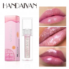 Блиск для губ із шимером зволожуючий HANDAIYAN  Lip Oil, рідка помада з блискітками, 10 кольорів, 2,3 мл