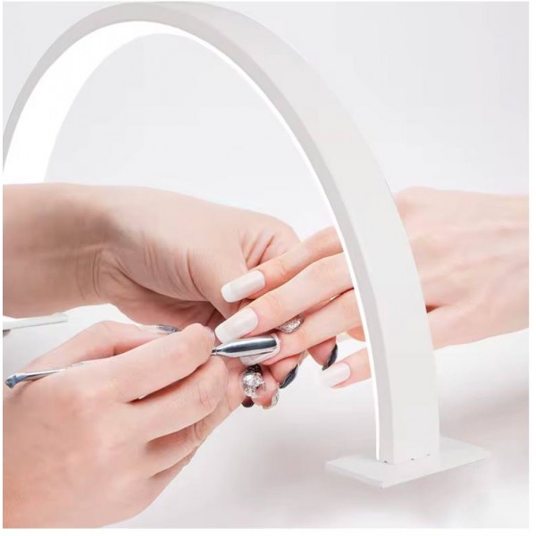 Світлодіодна безтінова настільна лампа для манікюру U-подібної форми 36W KONMISON, білий, 1шт