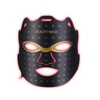 Світлодіодна омолоджуюча LED-маска KONMISON для фотодинамічної та мікрострумової терапії обличчя, рожевий, 1шт