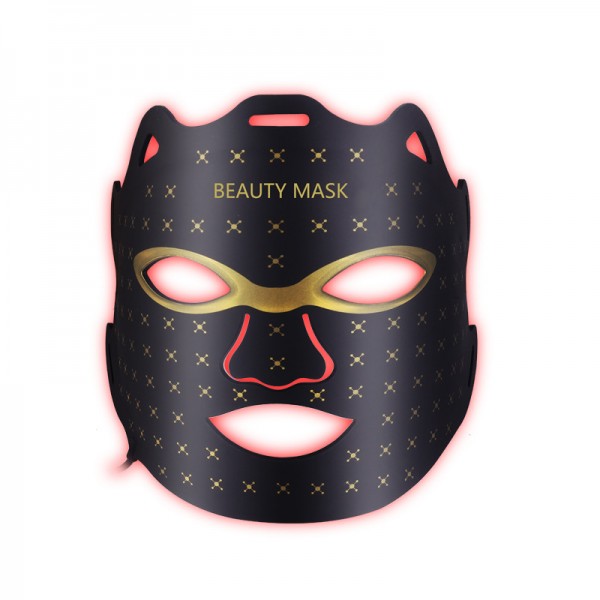 Світлодіодна омолоджуюча LED-маска KONMISON для фотодинамічної та мікрострумової терапії обличчя, рожевий, 1шт
