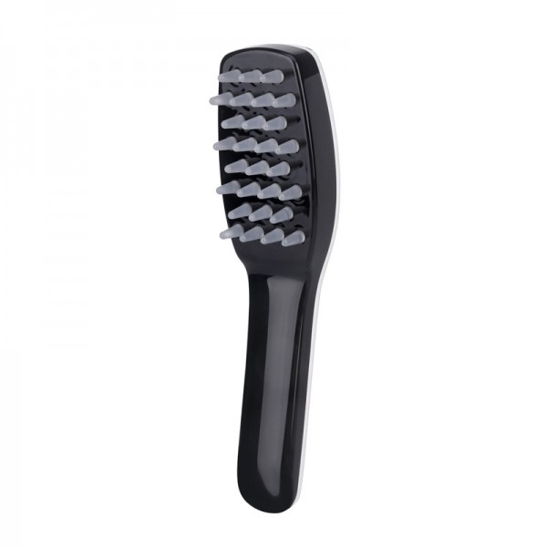 Електричний масажний LED-гребінець KONMISON з вібро-масажем для росту та випрямлення волосся, чорний, 1 шт