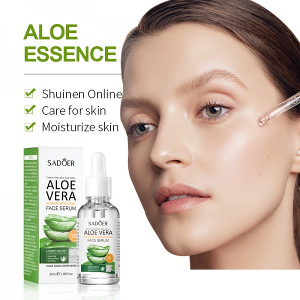 Сироватка для обличчя омолоджуюча SADOER Face Serum Aloe Vera з алое, 30 мл
