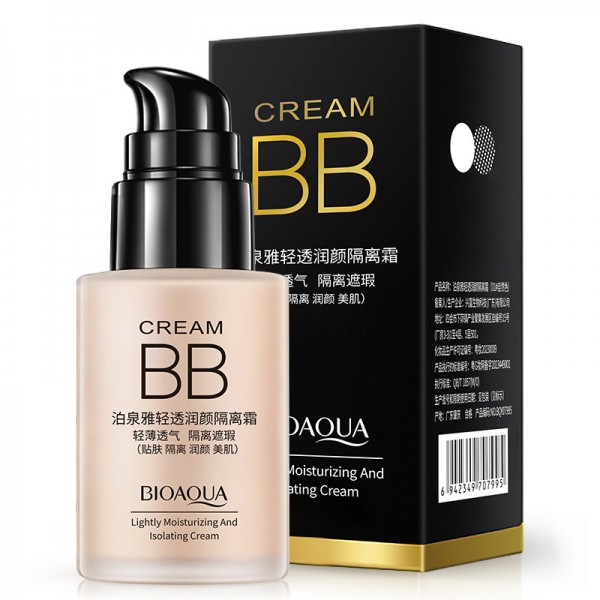 Тональний BB крем BIOAQUA  Natural з дозатором, натуральний, 30 мл