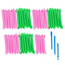 Бігуді м'які спіральні "Hair Waves" 50 см, бігуді для волосся, 40 шт