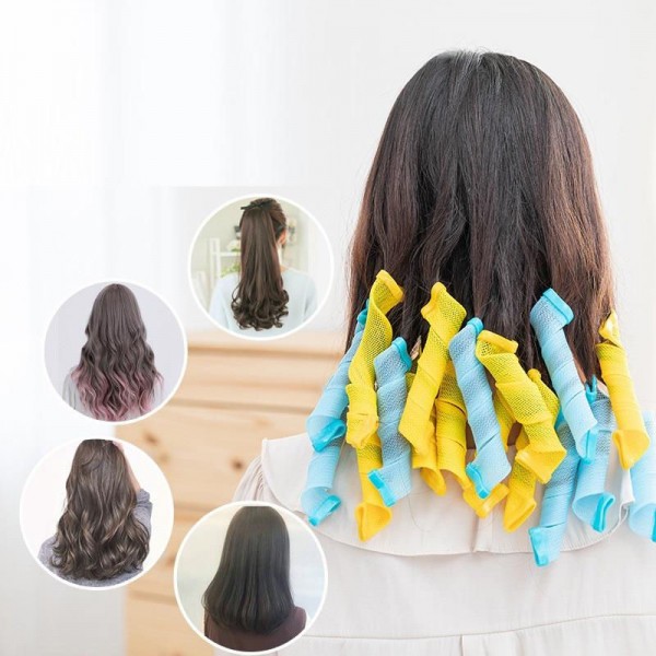 Бігуді м'які спіральні "Hair Waves"  50 см, бігуді для волосся, 40 шт