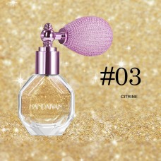 Пудровий спрей – хайлайтер для обличчя та тіла з блискітками HANDAIYAN Highlighter Powder Spray, спрей – пудра з шимером, золотий, №03, 4,6 г