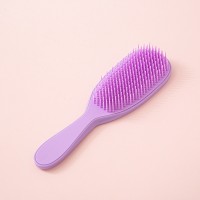 Гребінець для волосся, щітка для сухого та вологого розчісування, фіолетовий, 1 шт