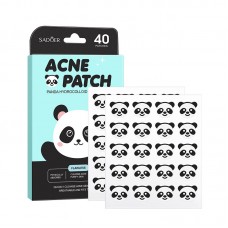 Патчі від акне у формі панди SADOER Panda Hydrocolloid Acne Patch, гідроколоїдний пластир від прищів, 40 шт