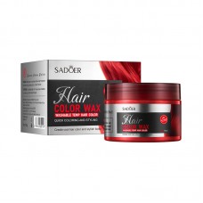 Віск для фарбування волосся SADOER Hair Color Wax, червоний, 120 г