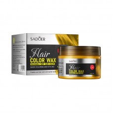 Віск для фарбування волосся SADOER Hair Color Wax, золотий, 120 г
