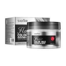 Віск для фарбування волосся SADOER Hair Color Wax, білий, 120 г