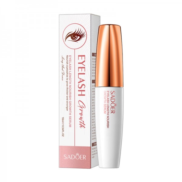 Сыворотка для роста ресниц SADOER Eyelash Length Nourish Growth Serum, активатор роста ресниц, 10 мл