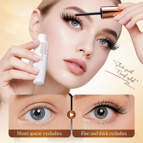 Сыворотка для роста ресниц SADOER Eyelash Length Nourish Growth Serum, активатор роста ресниц, 10 мл