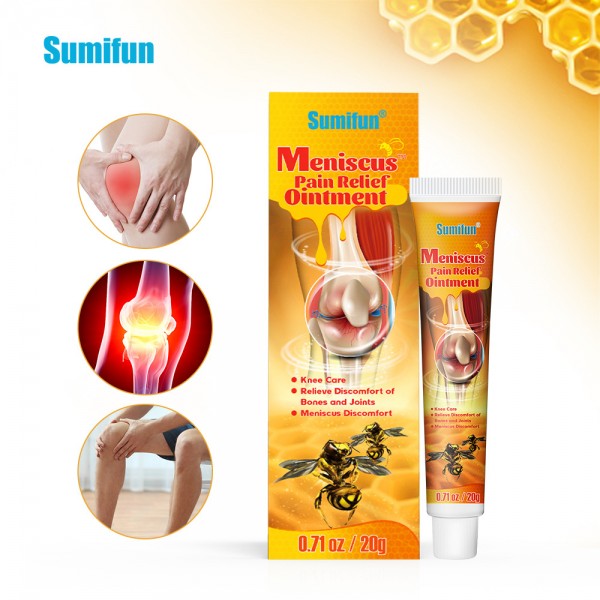 Крем знеболюючий з бджолиною отрутою для суглобів SUMIFUN Meniscus Pain Relief Ointment, 20 г Крем знеболюючий з бджолиною отрутою для суглобів SUMIFUN Meniscus Pain Relief Ointment, 20 г