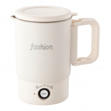Чайник портативний електричний з підставкою підігрівом, білий, 1 л