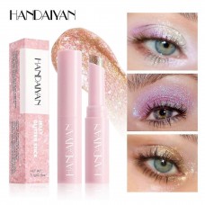 Тіні для повік із шимером HANDAIYAN Jelly Glitter Stick, гелеві тіні для повік з блиском, 6 кольорів