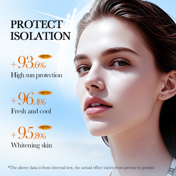 Крем солнцезащитный с витамином C SADOER Vitamin C SPF 50, защита и увлажнение, 50 г