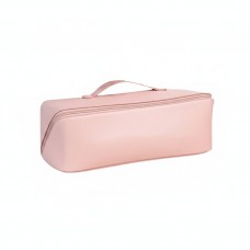 Сумка-органайзер для фена, плойки та стайлера з екошкіри, 33х11х11 см, рожевий