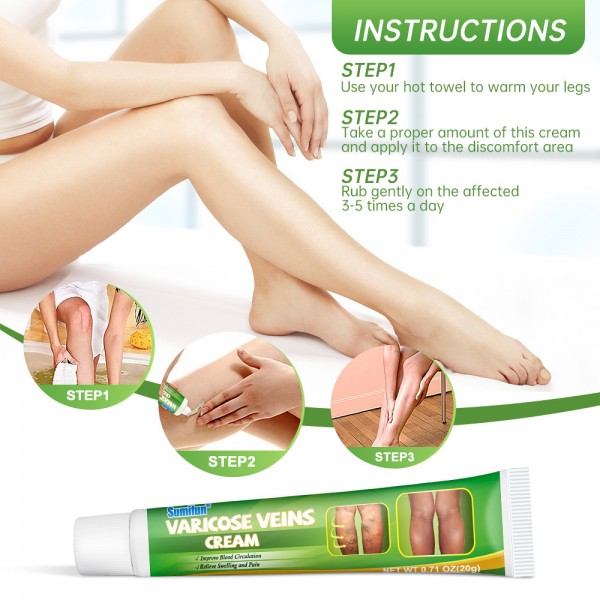 Крем для ніг від варикозу та венозної сітки SUMIFUN Varicose Veins Cream, 20 г