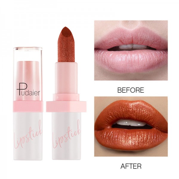 Помада глянцева для губ з шимером PUDAIER Lipstick, 10 кольорів