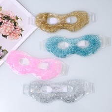 Маска гелева багаторазова для очей з блиском, охолоджуюча-зігріваюча гелева маска, різні кольори