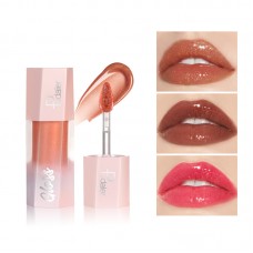 Блиск для губ глянцевий PUDAIER Ultra Glossy Lip Gloss, рідка помада, 4 кольори, 21,7 г