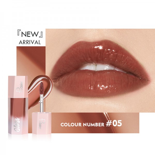 Блеск для губ глянцевый PUDAIER Ultra Glossy Lip Gloss, жидкая помада, 4 цвета, 21,7 г