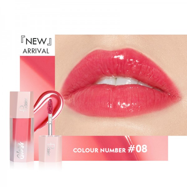 Блеск для губ глянцевый PUDAIER Ultra Glossy Lip Gloss, жидкая помада, 4 цвета, 21,7 г